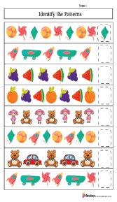 Identify the Patterns Worksheets