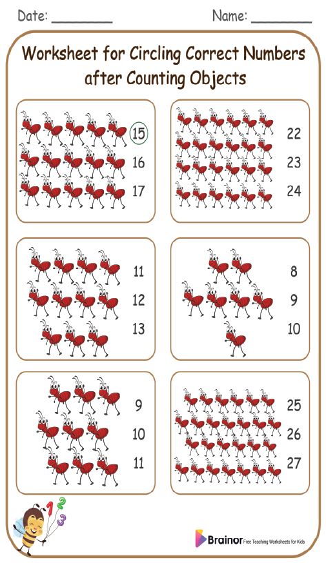 35+ Counting Worksheets 1-30 | Free Printable