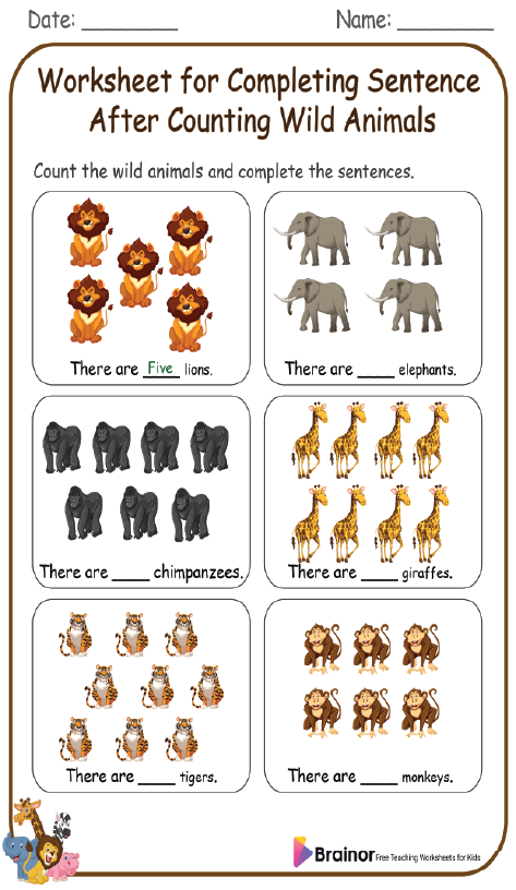 match mother and baby animals worksheet