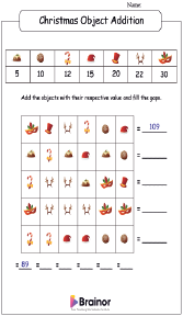christmas addition worksheets-03