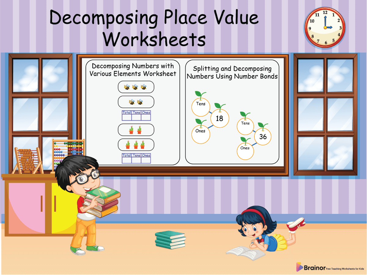 Decomposing Place Value Worksheets