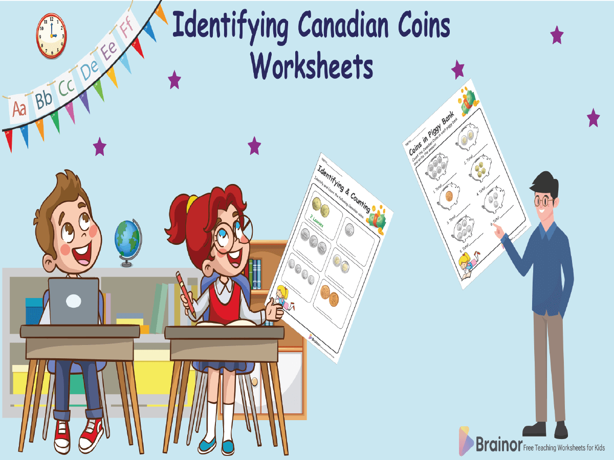identifying canadian coins worksheets