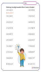 Ordering Two-digit Numbers from Least to Greatest