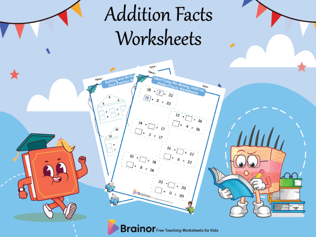 15+ Addition Facts Worksheets | Free Printable