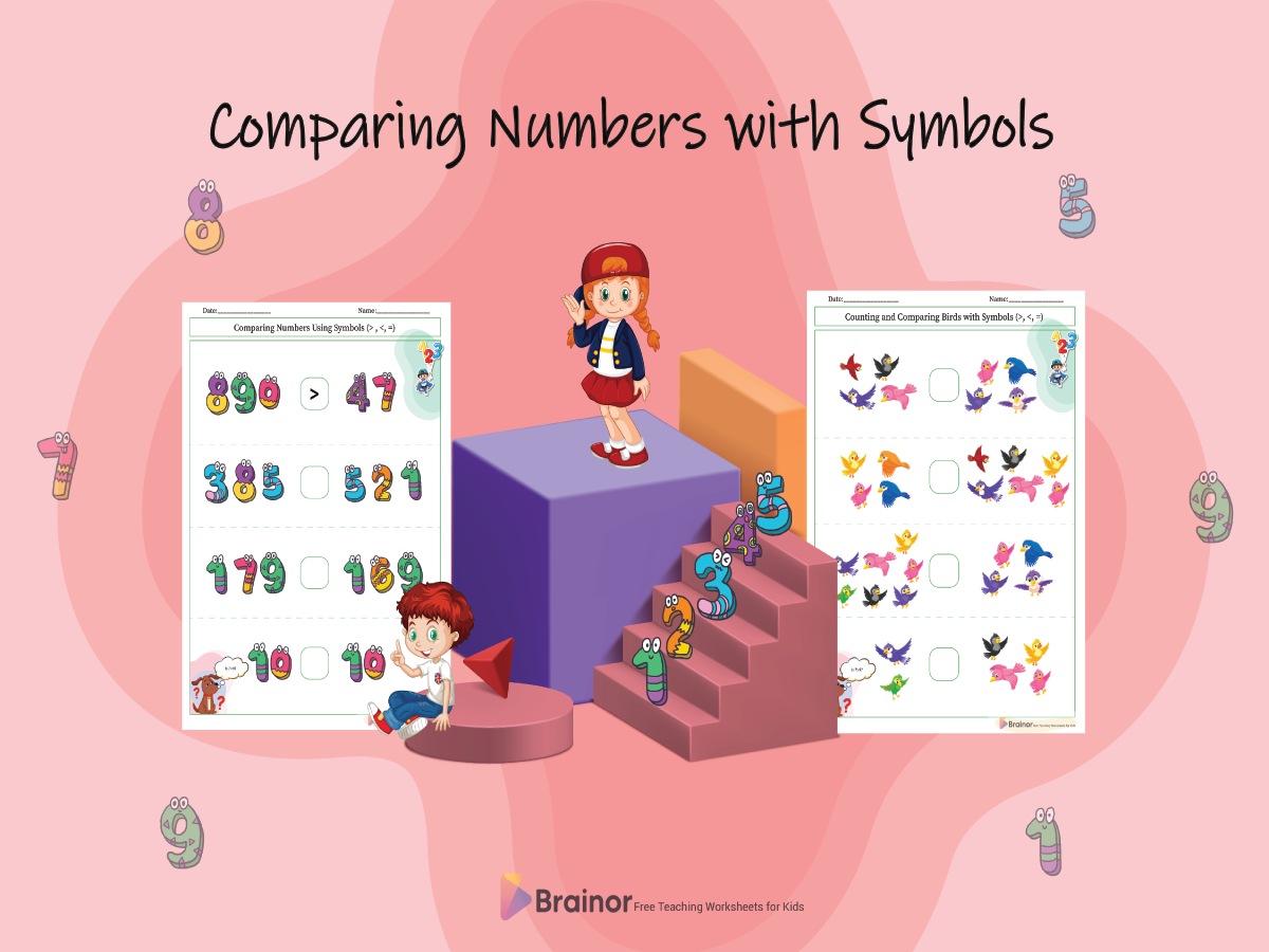 Comparing numbers with symbols