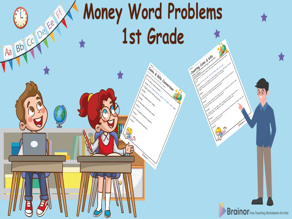 Money Word Problems 1st Grade