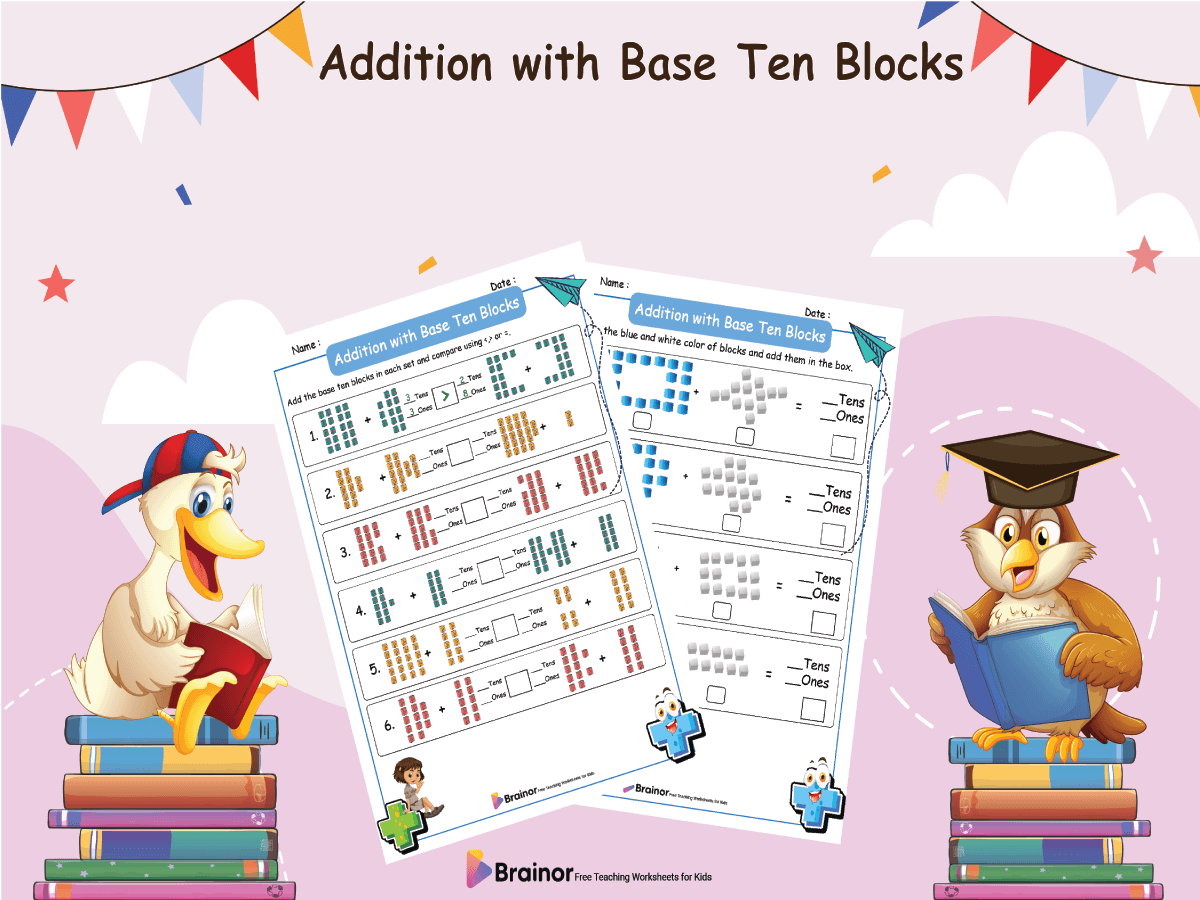 Addition with Base Ten Blocks