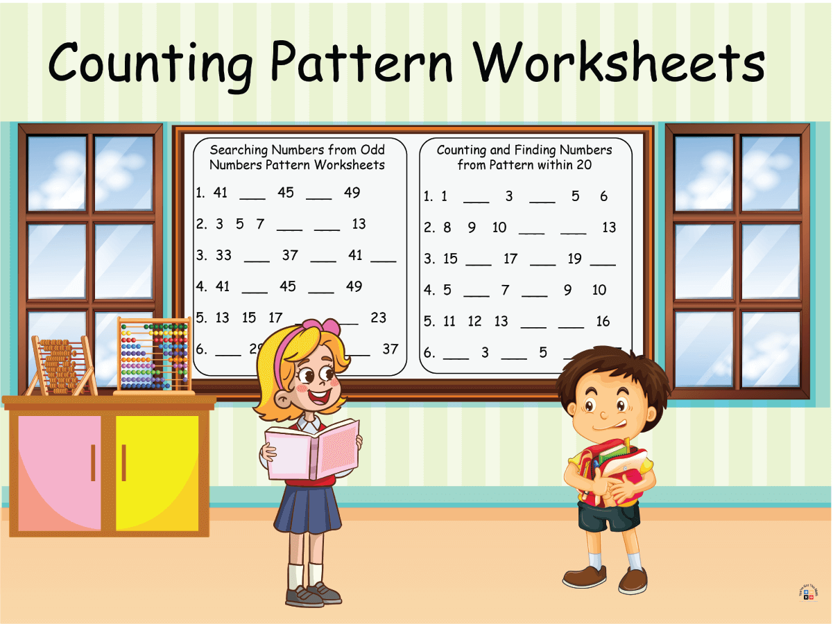 counting pattern worksheets