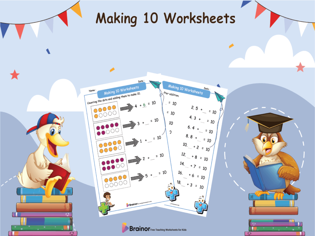 15 Free Making 10 Worksheets | Easily Printable