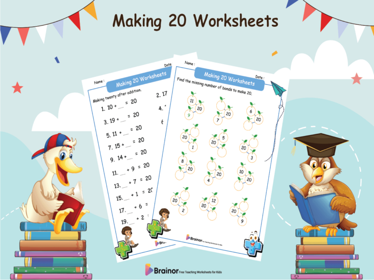Making 20 Printable 18 Free Making 20 Worksheets | Easily Printable