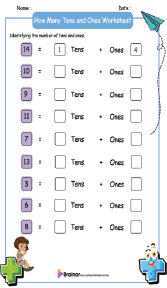 How Many Tens and Ones Worksheet